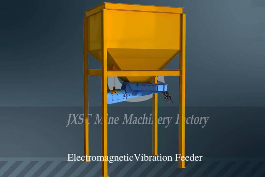 Alimentador vibrante electromagnético