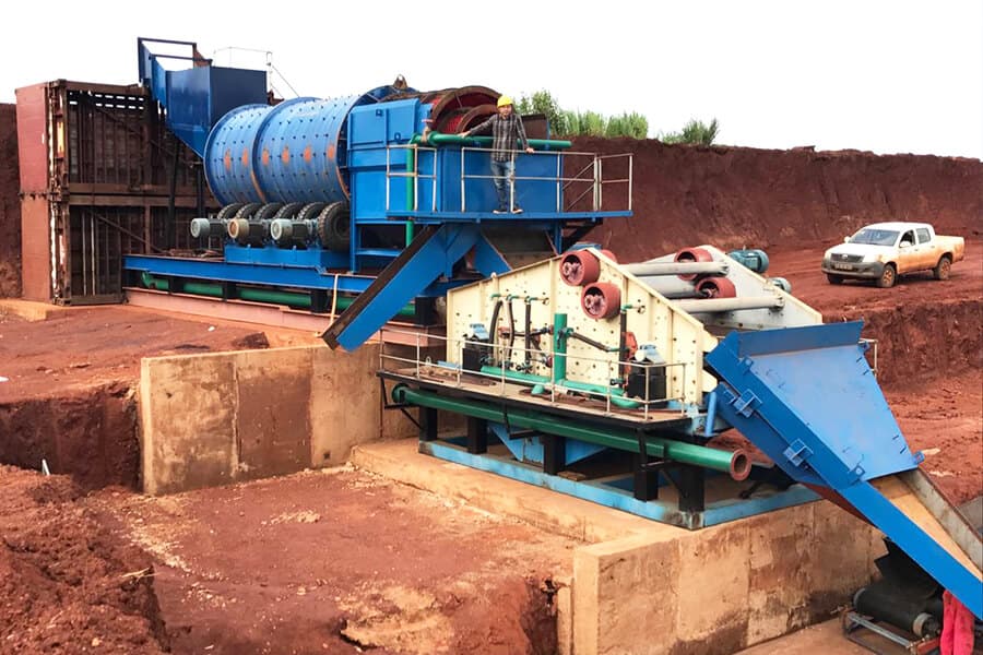 200TPH Alluvial Diamond Wash Plant In Angola 2