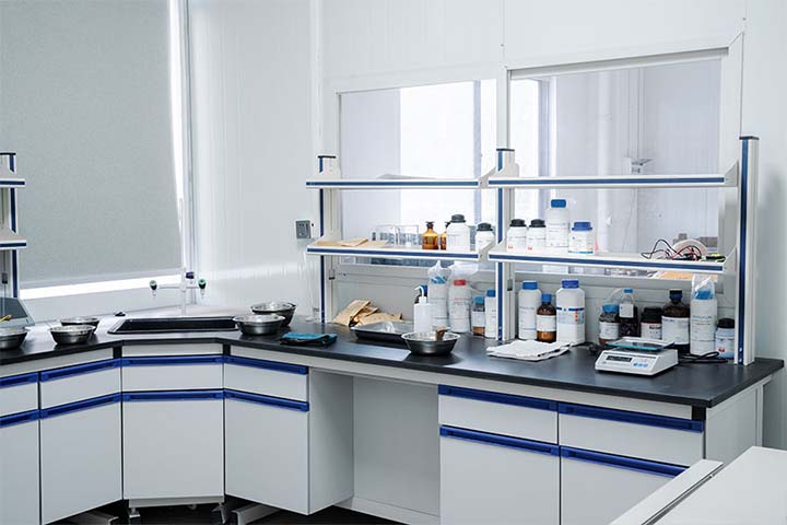 laboratorio de análisis de minerales