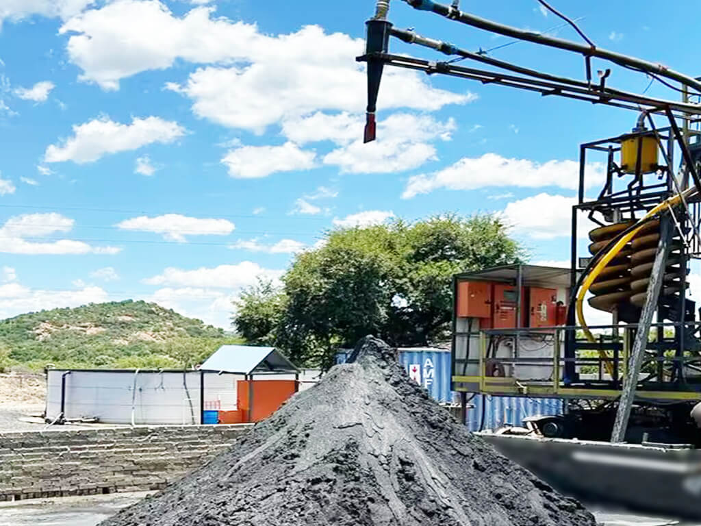 Extract Chromium By Spiral Chute