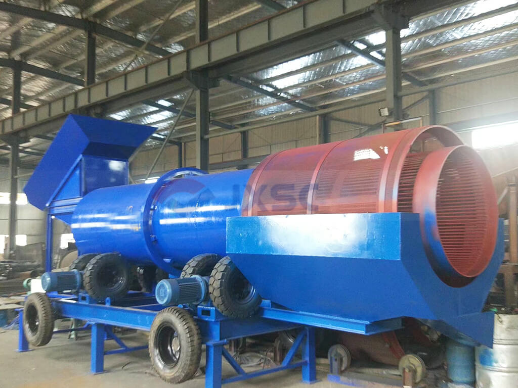 Mobile Gold Trommel Scrubber 1