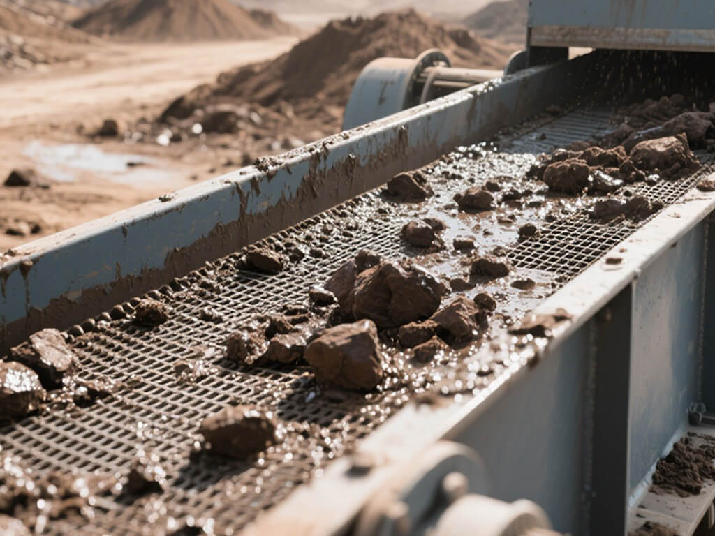 Screen Equipment Handles Clay Ore