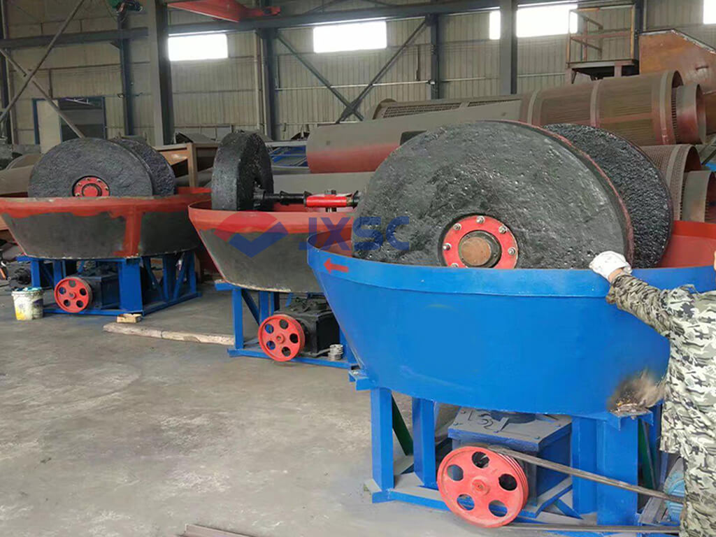 Customizable Gold Wet Pan Mill