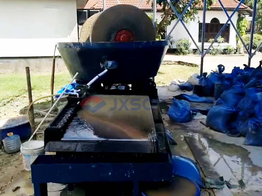 Gold Wet Pan Mill+Shaking Table