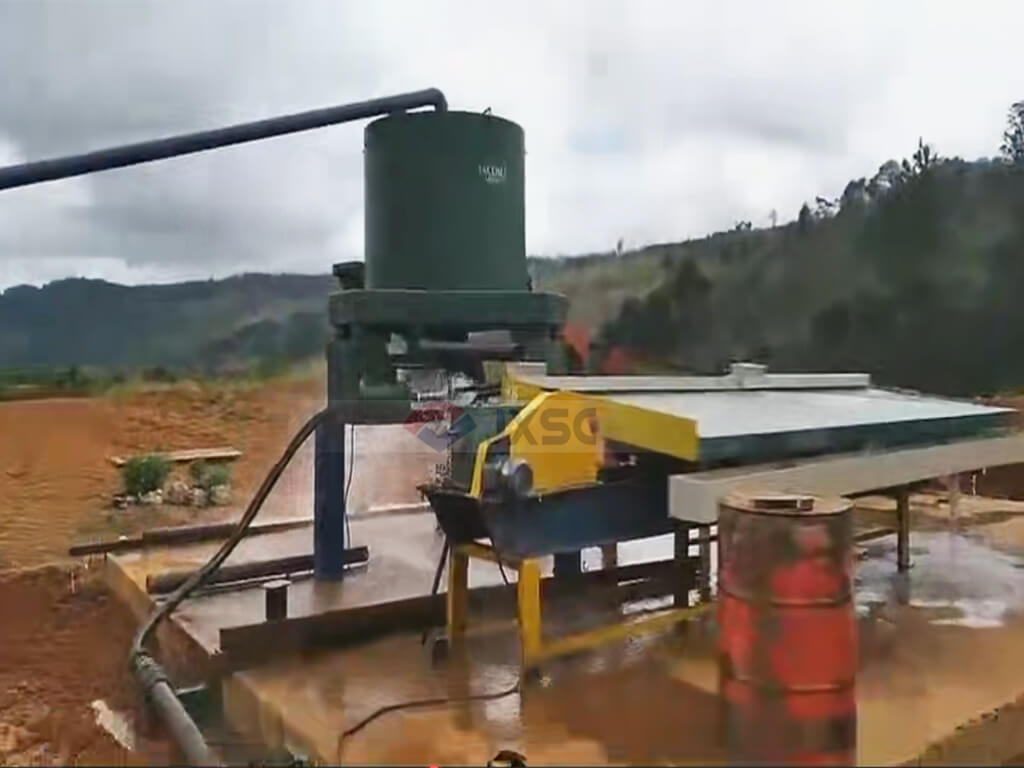20TPH Rock Gold Gravity Concentration Plant In Mozambique 1