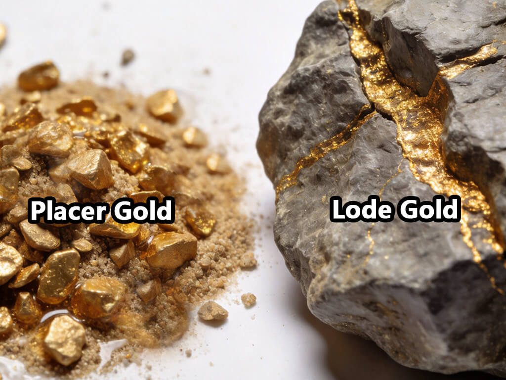 Placer Gold vs Lode Gold