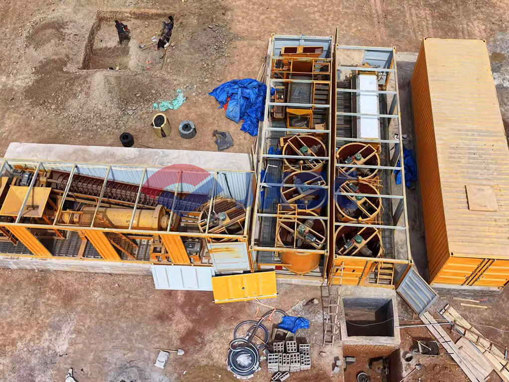 16 18TPD Modular Gold CIL Processing Plant In Guinea