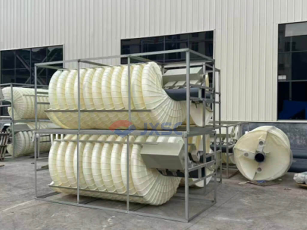 25TPH Antimony Ore Gravity Processing Plant Spiral Chutes