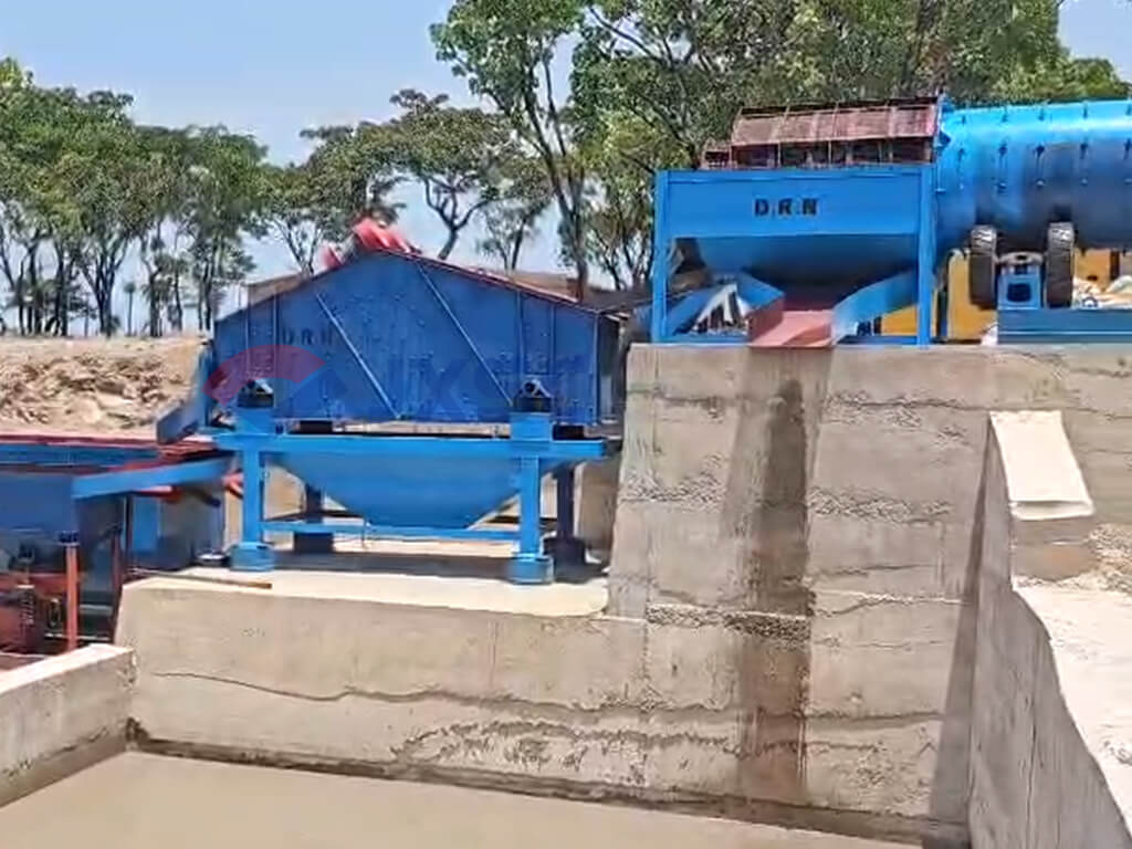 50TPH Alluvial Diamond Processing Plant 1
