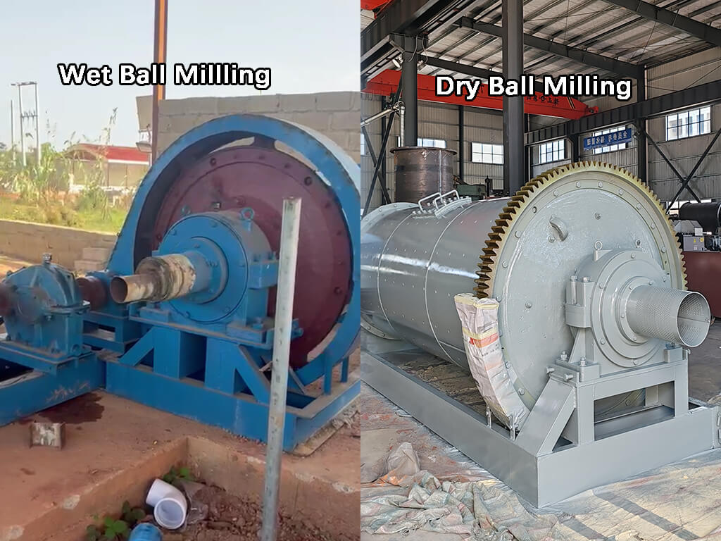 Wet and Dry Ball Milling